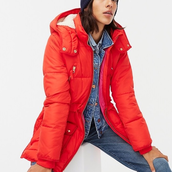 NWT J. Crew Chateau Puffer with PRIMALOFT - Picture 2 of 10